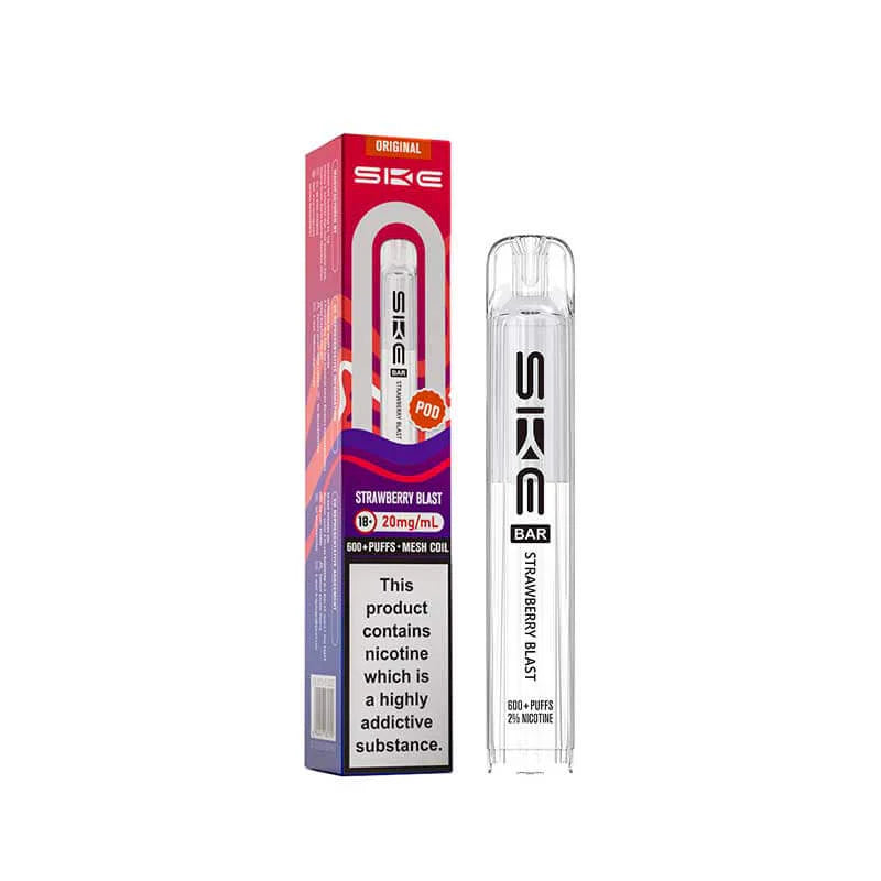 Ske Crystal Bar 600. Strawberry Blast