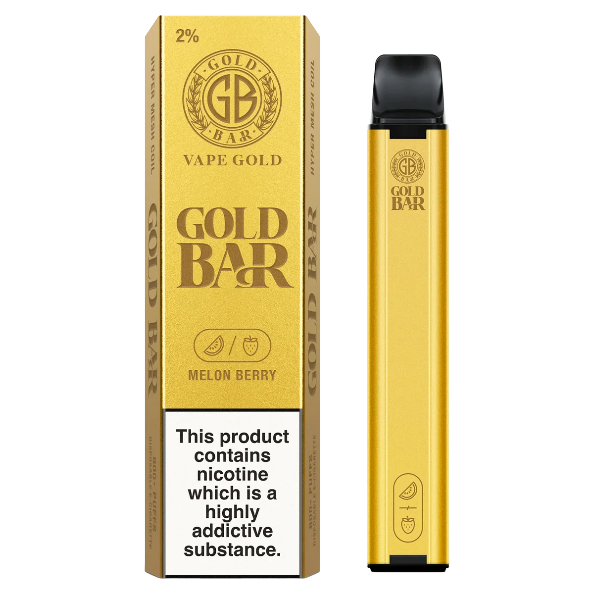 Gold Bar 600 Melon Berry