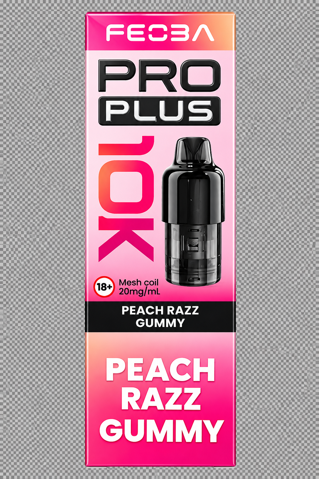 Feoba Pro Plus 10K – Peach Razz Gummy (Refill)