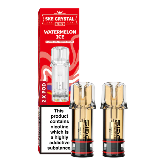 SKE | Crystal PLUS Pods 2 Pack | 20mg | Watermelon Ice