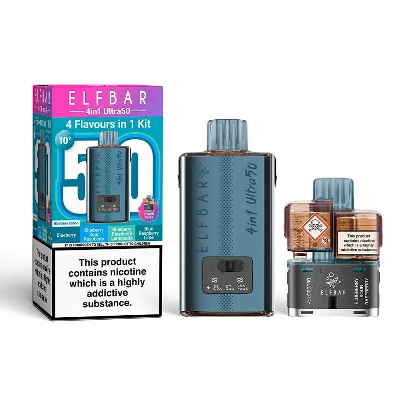 Elf Bar 4 in 1 ULTRA 50K – BLUEBERRY EDITION