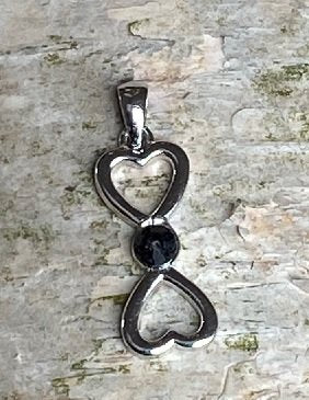 Uiloq pendant in sterling silver 925 with Nuummit