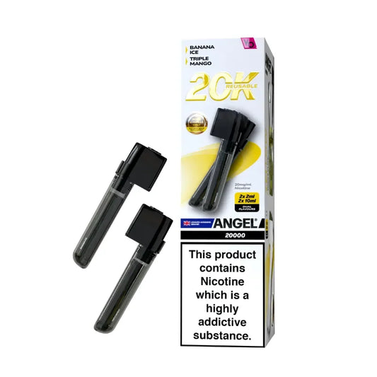 Angelbar 20k refill. Banana Ice / Triple Mango