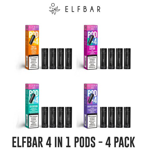 Elfbar | Elf Bar 4 i 1 erstatningsmag Eb Edition