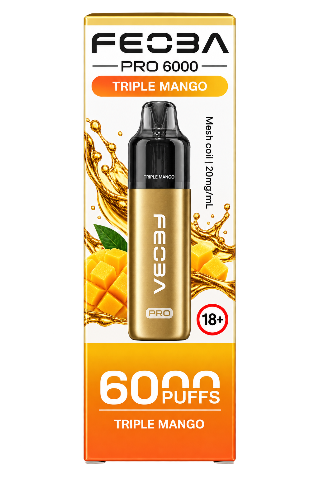 Feoba Pro 6.000 Puff – Triple Mango