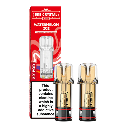 SKE | Crystal PLUS Pods 2 Pack | 20mg | Watermelon Ice
