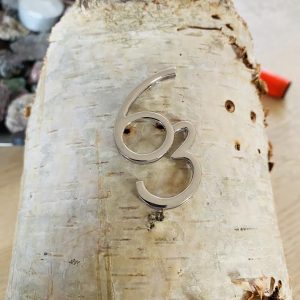 Særligt 63-vedhæng – sterling sølv 925