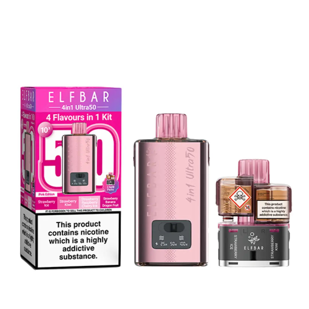 Elf Bar 4 in 1 ULTRA 50K – Pink Edition