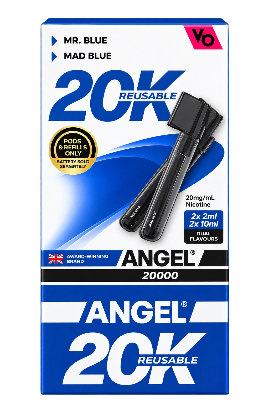 Angel Bar 20K Refill – Blue Edition